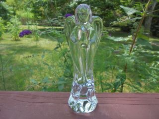 Waterford Crystal Nativity Angel Praying Folded Hands 6 "