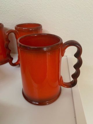 Metlox PoppyTrail Vernon Kilns California Pottery Red Rooster Bakeware & Mugs 3