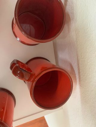 Metlox PoppyTrail Vernon Kilns California Pottery Red Rooster Bakeware & Mugs 4