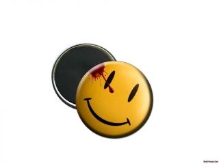 Watchmen Smiley Face Bloody Smile 2 1/4 Inch Magnet