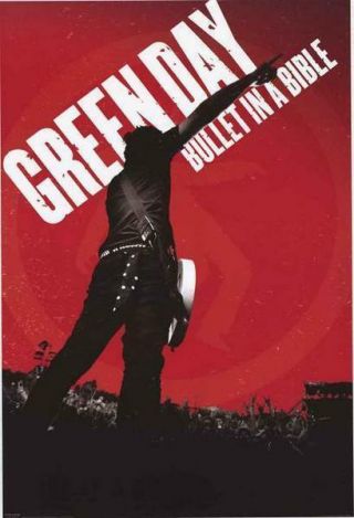Green Day Bullet In A Bible 2006 Rare Poster 24x36