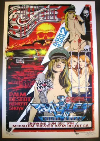Queens Of The Stone Age Eagles Of Death Metal Palm Desert 07 Poster Rhys Cooper