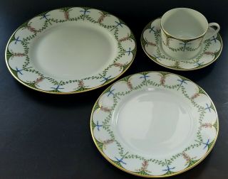 A.  Raynaud,  Ceralene Limoges Festivites Choose Cup/saucer,  Lunch Or Salad Plate