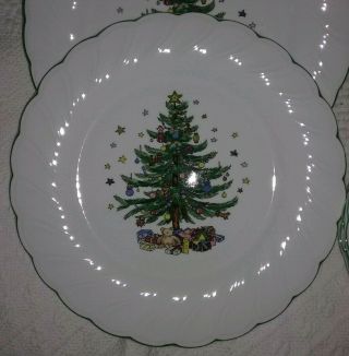 NIKKO CHRISTMAS Dishes 18 Set Plate Cups Saucers Vintage Box 2