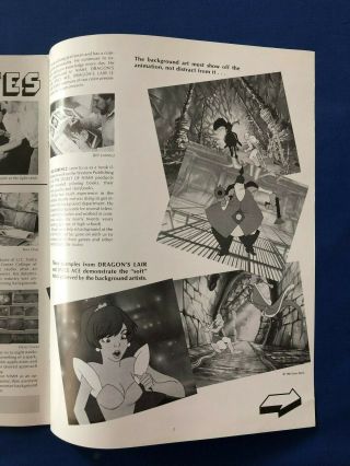 Don Bluth Animation Club Newsletter Exposure Sheet Fall 1984 2