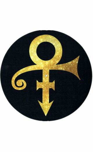 Prince Love Symbol Official Vinyl Record Deck Slip Mat Bravado Usa Import