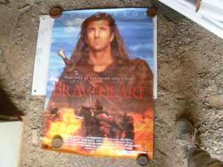 Brave Heart 1 Sheet Movie Poster Aust Edition