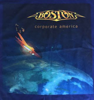 Boston Corporate America 2003 Boston Tour T - Shirt Large Vintage