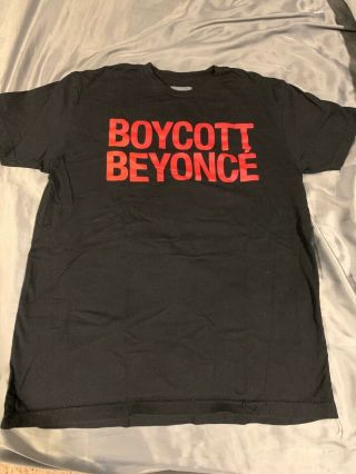Boycott Beyonce T Shirt Formation World Tour Concert Tee 2016 Adult Medium