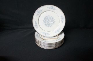 8 Oxford Bone China By Lenox Bryn Mawr Bread & Butter Plate 6 3/8 " Usa
