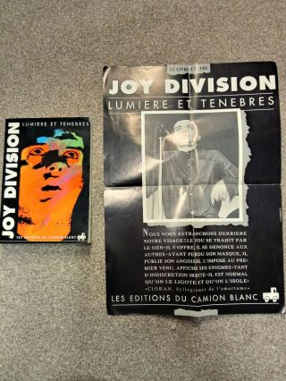 Joy Division Factory Records French Book,  Promo Poster Order Rare Photos