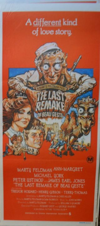 The Last Remake Of Beau Geste - Australian Movie Poster Daybill: