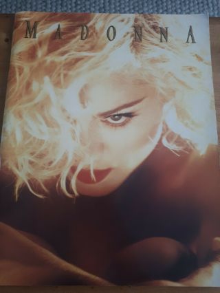 Madonna 1990 Blond Ambition Uk Issue World Tour Programme / Program