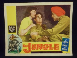 Rod Cameron Marie Windsor The Jungle 1952 Lobby Card 5 Fine