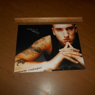 Eminem Is An American Rapper Songwriter,  Record Produce Hand Signed 10 X 8 Photo