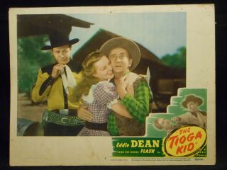 Eddie Dean The Tioga Kid 1948 Lobby Card 5 Vg Western Musical