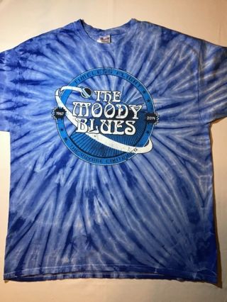 Moody Blues 2014 The Voyage Continues Xl Tour Shirt