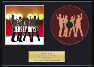 Jersey Boys - Framed Cd Presentation Disc Display