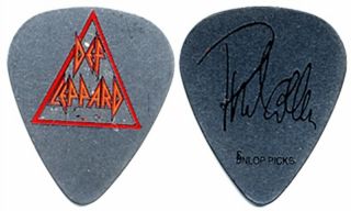 Def Leppard Phil Collen Authentic Stage 2005 Tour Steel Custom Guitar Pick