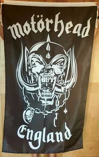 Motorhead Flag Huge 3x5 Ft For Outdoor And Indoor Use Banner Poster