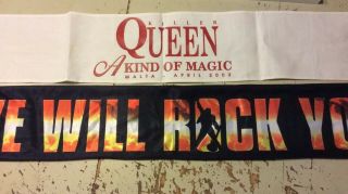 We Will Rock You Music Queen Concert,  Killer Queen Kind Of Magic Malta Scarfs.