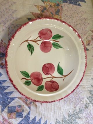 Blue Ridge Pottery Vintage Dishes Cherry Crab Apple Bowl With Lid Soup 3
