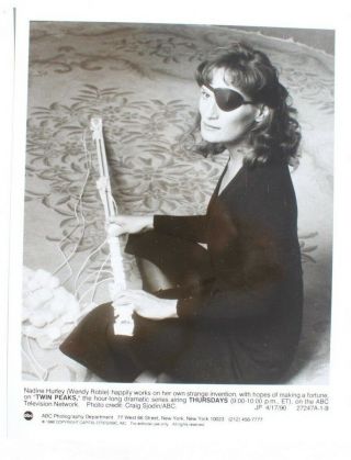 Vtg 1990 Twin Peaks Press Kit Photos/ Film (wendy Robie)