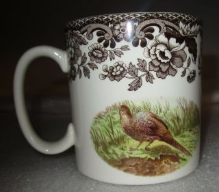 Spode Woodland Red Grouse Mug Made In England 3.  25 "