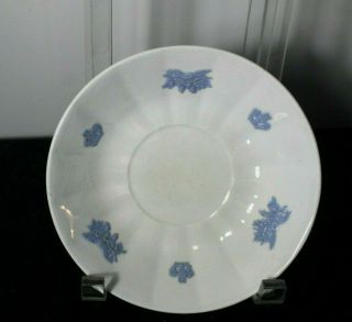 Antique 19thC A.  G.  Alcock Chelsea Blue Grapes Handless Cup & Saucer 2