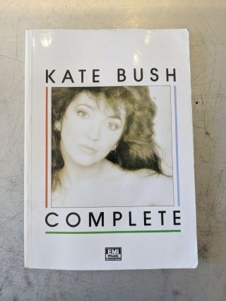 Kate Bush Complete Book Emi Music Publishing 1987