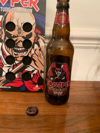 Iron Maiden Trooper Beer Day Of The Dead Bottle Cap Collector Frame Robinson’s 2