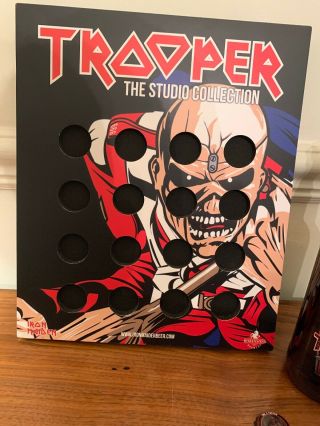 Iron Maiden Trooper Beer Day Of The Dead Bottle Cap Collector Frame Robinson’s 3