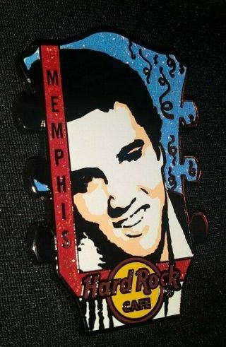 Hard Rock Cafe Hrc Memphis Elvis Presley Guitar Neck Collectible Pin Rare /le