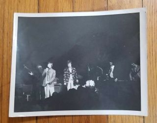 Rolling Stones Vintage Photo 1967 European Tour.  Charlie Watts Song Introduction