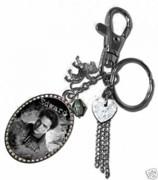 Twilight =key Ring Bag Clip Edward Charm,  Lion,  Heart