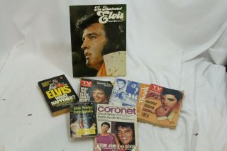4 Elvis Presley Books Encyclopedia Tv Guide Finial Years Story & Photos