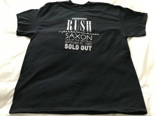 Rush Permanent Waves Tour - T Shirt - 9/25/1980 - Size Xl - Spectrum Philadelphia