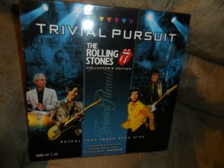 Rolling Stones Trivial Pursuit Rock & Roll Mick Jagger Board Game