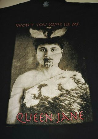 BOB DYLAN Queen Jane T SHIRT XL 90 ' s vintage won ' t you come see me 3