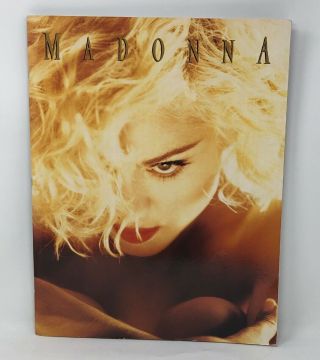 Madonna Mlvc Blond Ambition 1990 World Tour Book Concert Program (large Book)
