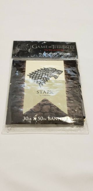 Game Of Thrones Stark Banner 30 " X 50 " Official Hbo Licensed Product Calhoun