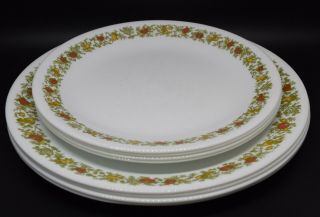 Corelle Spice Of Life 4 Dinner Plates,  4 Luncheon Plates