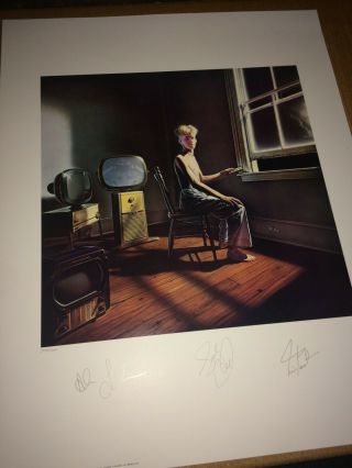 Rush Power Windows Album Art Print Lithograph Numbered W/coa Special