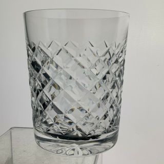 Waterford Crystal Comeragh Double Old Fashion Whiskey/scotch Glass Signed