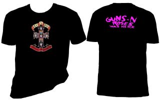 Guns N Roses Appetite For Destruction Was Here T Shirt,  2 Sides