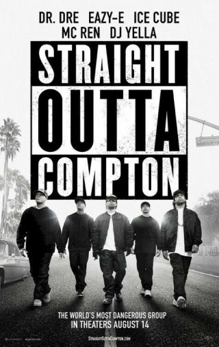 Straight Outta Compton Movie Poster Walking Mini 11x17 Nwa
