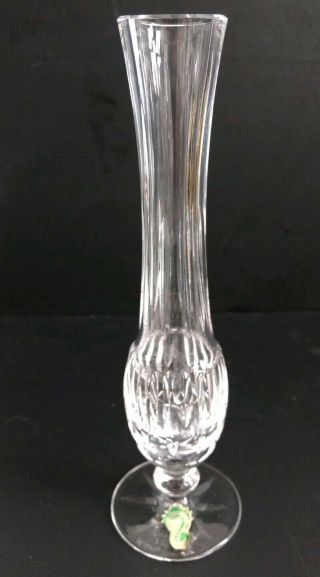 Waterford Crystal Glass Bud Vase Stem Vase 9 1/4 "