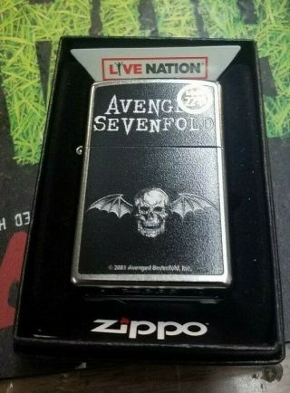 Avenged Sevenfold Zippo Lighter Authentic 2018 Licensed Rock N Roll A7x