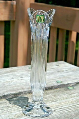 Waterford Marquis Crystal Vase 10 " Tall Nos