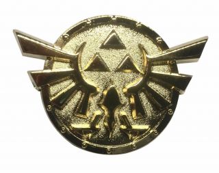 The Legend Of Zelda Twilight Princess Gold Color Symbol Metal Pin